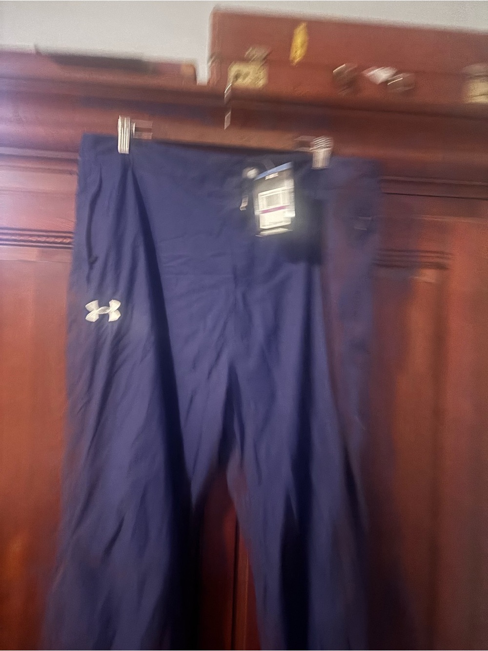 Under Armour $130 Men's Navy Outer wear pants rain cold wind XXL